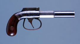 W.W. MARSTON SINGLE SHOT DOUBLE ACTION PISTOL