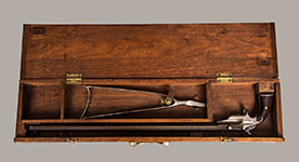 CASED FRANK WESSON MEDIUM FRAME POCKET RIFLE