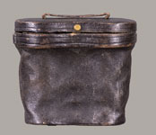 CIVIL WAR ERA BINOCULARS IN LEATHER CASE