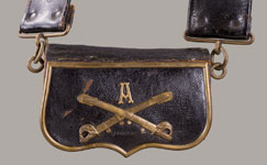 MODEL 1880 CAVALRY OFFICERS BALDRIC AND CARTRIDGE BOX